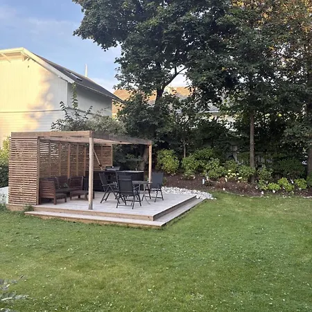 Penthouse Loft With Private Garden, Pergola And Parking